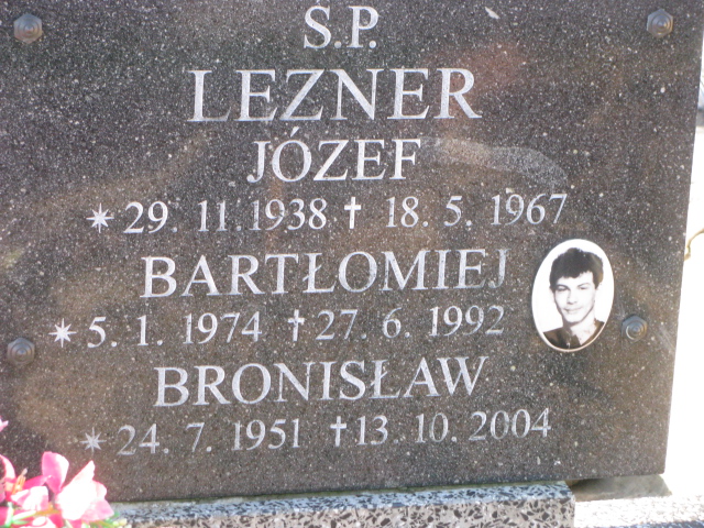 Bartłomiej Lezner  1974 Puck - Grobonet - Wyszukiwarka osób pochowanych