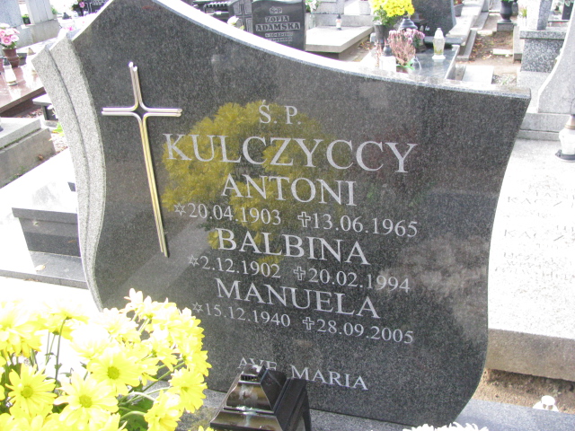 MANUELA Kulczycka  1940 Puck - Grobonet - Wyszukiwarka osób pochowanych