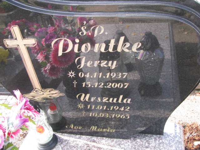 Jerzy Franciszek Piontke 1937 Puck - Grobonet - Wyszukiwarka osób pochowanych