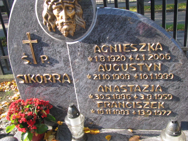 Agnieszka Anna Sikorra 1920 Puck - Grobonet - Wyszukiwarka osób pochowanych