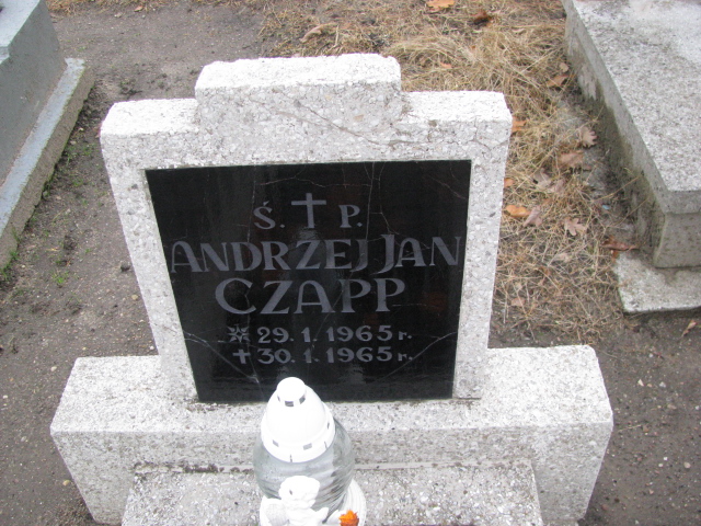 Andrzej Jan Czapp 1965 Puck - Grobonet - Wyszukiwarka osób pochowanych