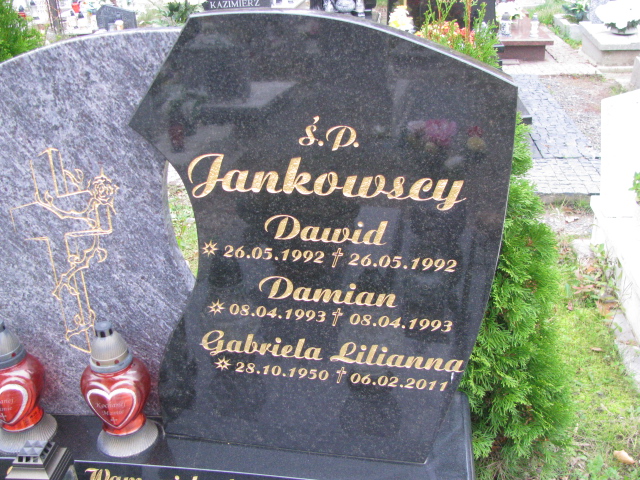 Damian Jankowski 1993 Puck - Grobonet - Wyszukiwarka osób pochowanych