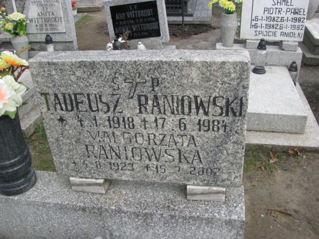 Tadeusz Raniowski 1918 Puck - Grobonet - Wyszukiwarka osób pochowanych