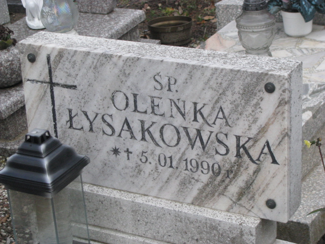 Aleksandra Łysakowska 1990 Puck - Grobonet - Wyszukiwarka osób pochowanych