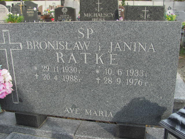 Janina Irena Ratke 1933 Puck - Grobonet - Wyszukiwarka osób pochowanych