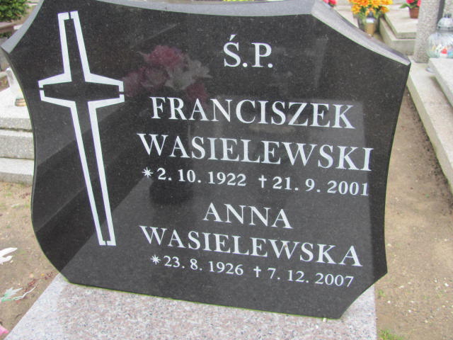 Anna Wasielewska 1926 Puck - Grobonet - Wyszukiwarka osób pochowanych