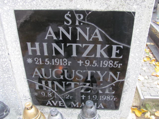 Anna Hintzke 1913 Puck - Grobonet - Wyszukiwarka osób pochowanych