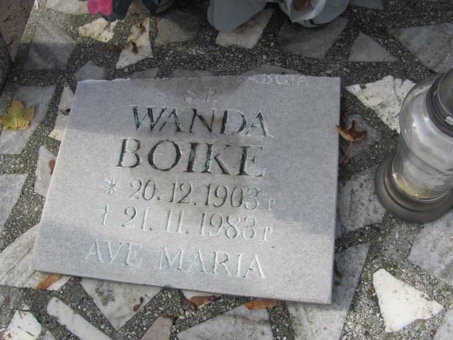 Wanda Boike 1903 Puck parafialny - Grobonet - Wyszukiwarka osób pochowanych