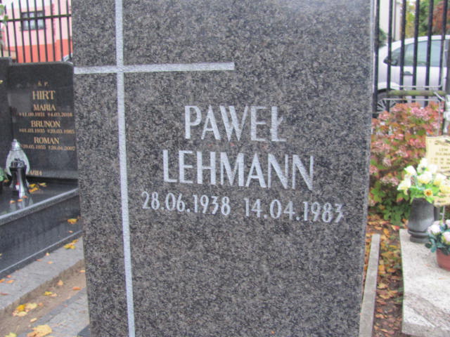 Paweł Piotr Lehmann 1938 Puck - Grobonet - Wyszukiwarka osób pochowanych