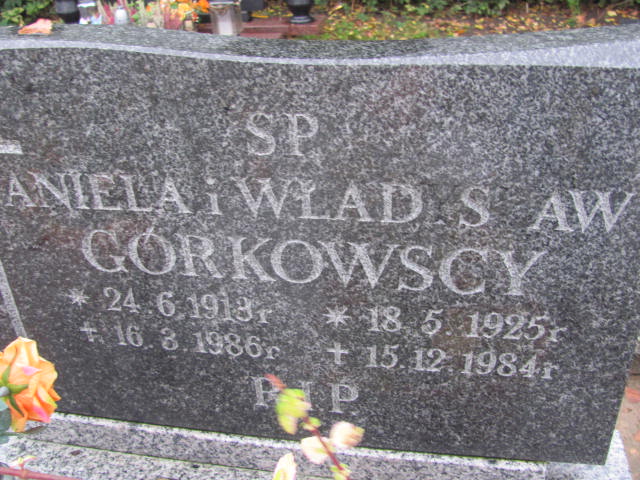 Władysław Górkowski 1925 Puck - Grobonet - Wyszukiwarka osób pochowanych