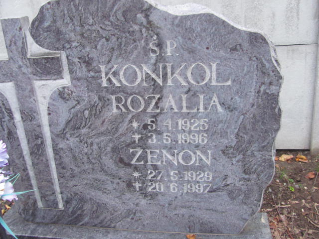 Rozalia Konkol 1925 Puck - Grobonet - Wyszukiwarka osób pochowanych