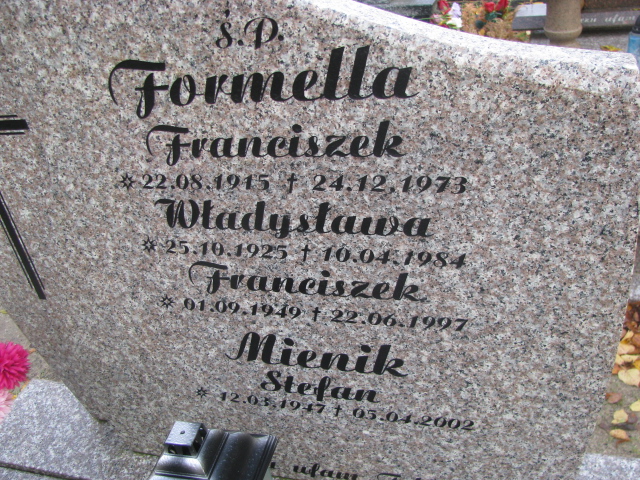 Stefan Franciszek Mienik 1947 Puck - Grobonet - Wyszukiwarka osób pochowanych