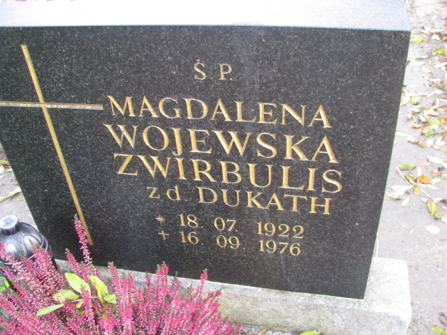 Magdalena Wojewska Zwirbulis 1922 Puck - Grobonet - Wyszukiwarka osób pochowanych