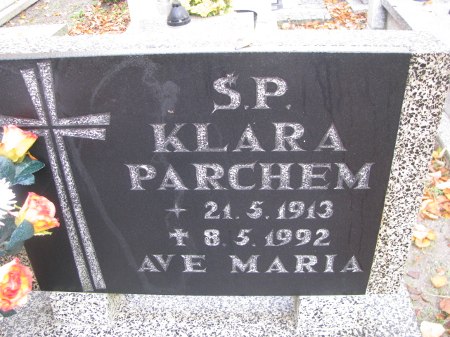 Klara Parchem 1913 Puck - Grobonet - Wyszukiwarka osób pochowanych