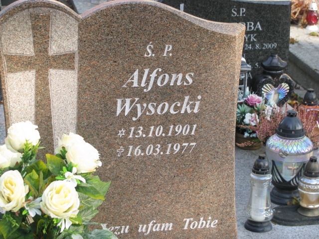Alfons Wysocki 1901 Puck - Grobonet - Wyszukiwarka osób pochowanych