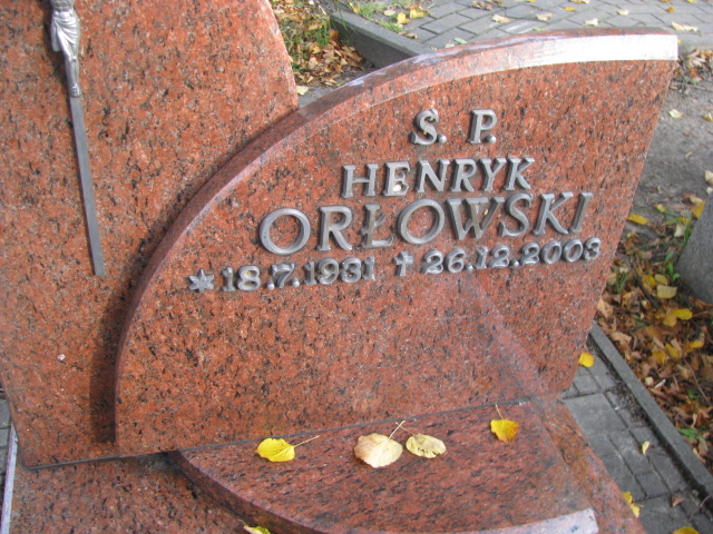 Henryk Orłowski 1931 Puck - Grobonet - Wyszukiwarka osób pochowanych