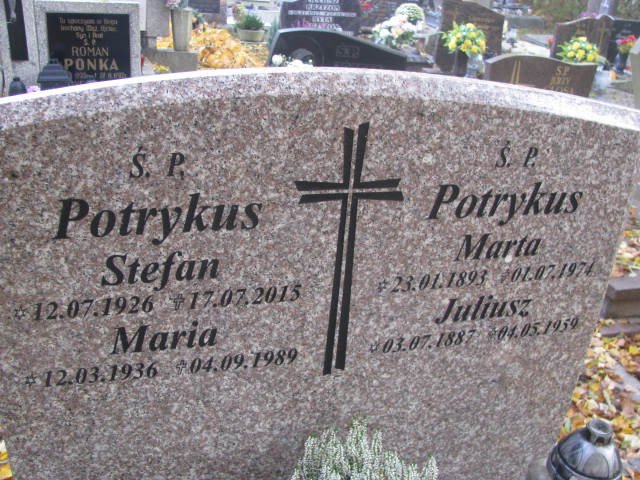Marta Potrykus 1893 Puck - Grobonet - Wyszukiwarka osób pochowanych