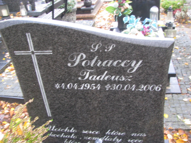 Tadeusz Potracki 1954 Puck - Grobonet - Wyszukiwarka osób pochowanych