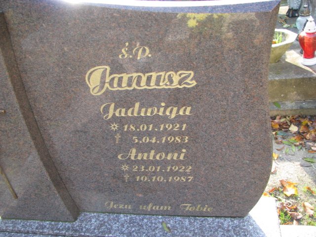 Jadwiga Janusz 1921 Puck - Grobonet - Wyszukiwarka osób pochowanych