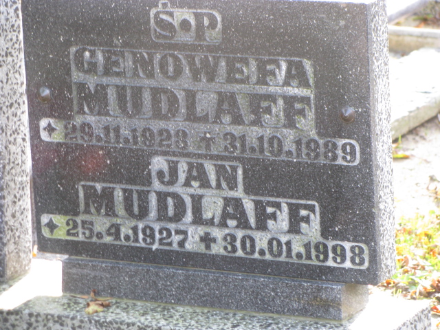 Jan Mudlaff 1927 Puck - Grobonet - Wyszukiwarka osób pochowanych