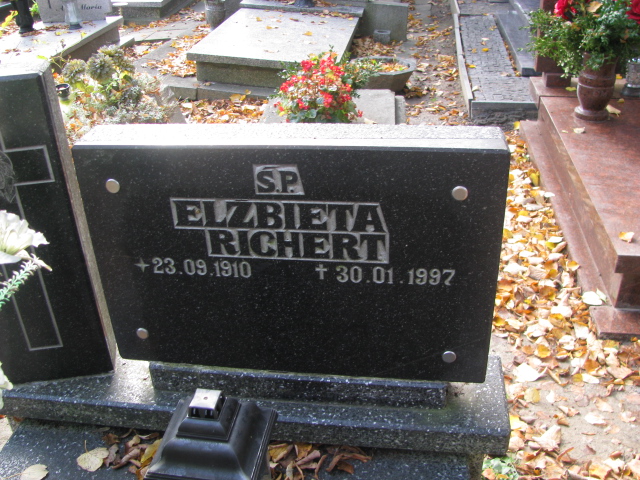Elżbieta Richert 1910 Puck - Grobonet - Wyszukiwarka osób pochowanych