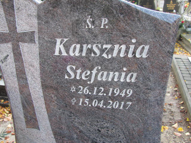 Stefania Barbara Karsznia 1949 Puck - Grobonet - Wyszukiwarka osób pochowanych