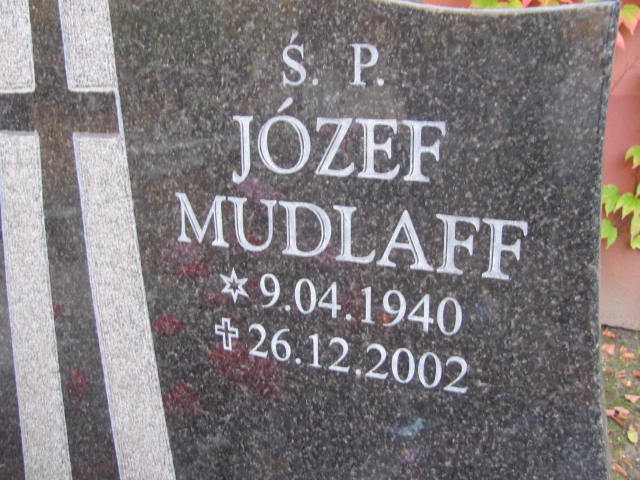 Józef Mudlaff 1940 Puck - Grobonet - Wyszukiwarka osób pochowanych