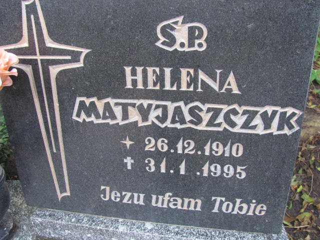 Helena Matyjaszczyk 1910 Puck - Grobonet - Wyszukiwarka osób pochowanych