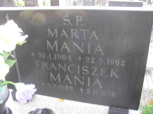 Marta Mania  1904 Puck - Grobonet - Wyszukiwarka osób pochowanych