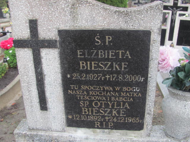Elżbieta Bieszke 1927 Puck - Grobonet - Wyszukiwarka osób pochowanych