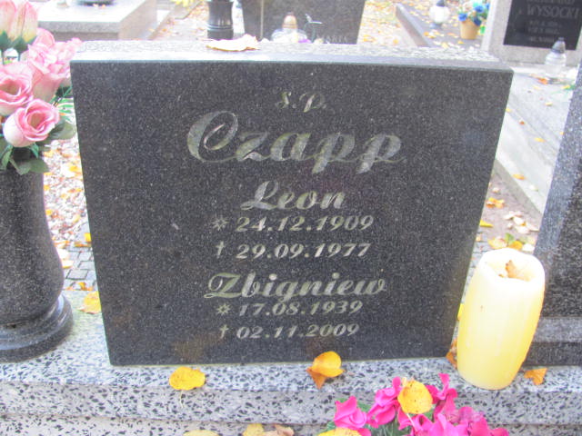 Zbigniew Leon Czapp 1939 Puck - Grobonet - Wyszukiwarka osób pochowanych