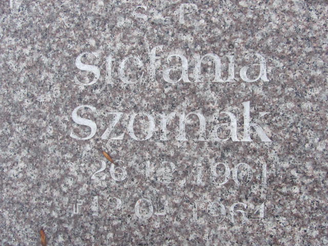 Stefania Szornak 1901 Puck - Grobonet - Wyszukiwarka osób pochowanych