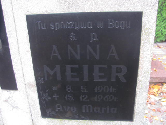Anna Meier 1901 Puck - Grobonet - Wyszukiwarka osób pochowanych