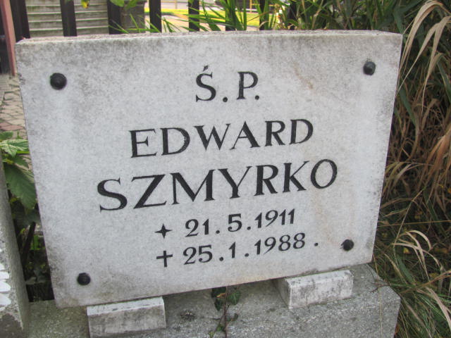 Edward Jan Szmyrko 1911 Puck - Grobonet - Wyszukiwarka osób pochowanych