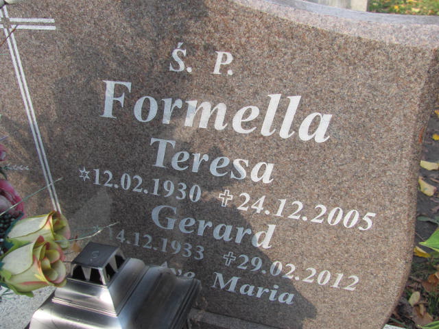 Gerard Adam Formella  1933 Puck - Grobonet - Wyszukiwarka osób pochowanych